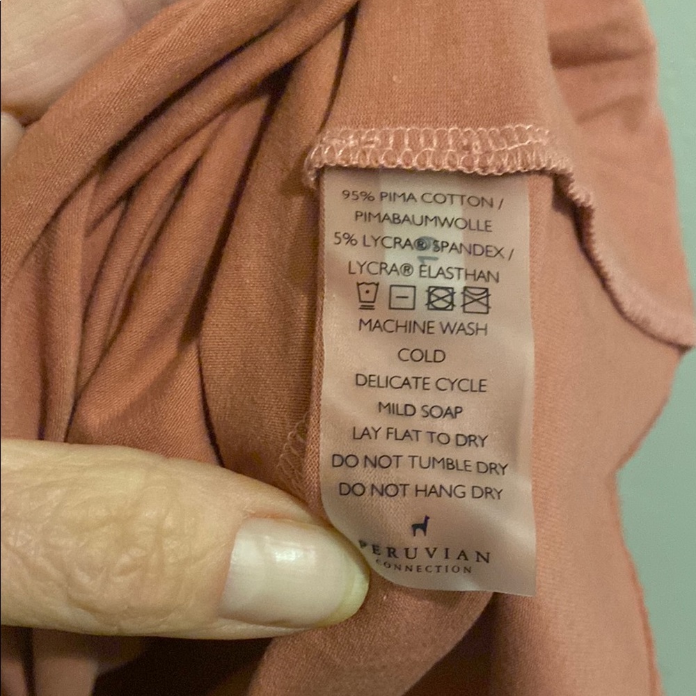 Peruvian Connection Salmon Fitted Sleeveless Dres… - image 4